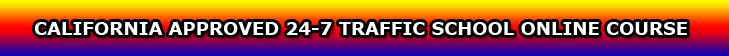 24-7 Traffic School Online Banner